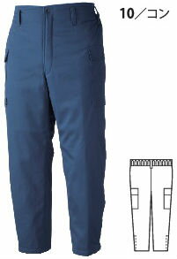 4811 防寒カーゴパンツ XEBEC ジーベック 防寒 秋冬作業服 作業着 M L LL 3L 4L 5L ポリエステル65%・綿35%