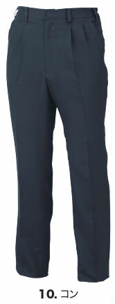 18304 ツータックシャーリングスラックス XEBEC ジーベック 警備服 作業服 作業着 【メーカーカタログより50％OFF】 S M L LL 3L 4L 5L ポリエステル90％・綿10％