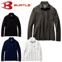 235 長袖シャツ BURTLE バートル 春夏 接触冷感シャツ 吸汗速乾 UVカット UPF50+ 4WAYストレッチ カッコイイ ニット ワーク ユニフォーム S〜3XL ナイロン80％・ポリウレタン20％ ストレッチトリコット【刺繍不可商品】