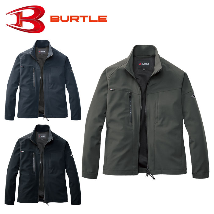 樂天商城 - 831 ジャケット ユニセックス BURTLE バートル 秋冬 作業服 作業着 【社名刺繍無料】 S～3XL ポリエステル92％・ポリウレタン8％ 2層保温ボンディングストレッチ