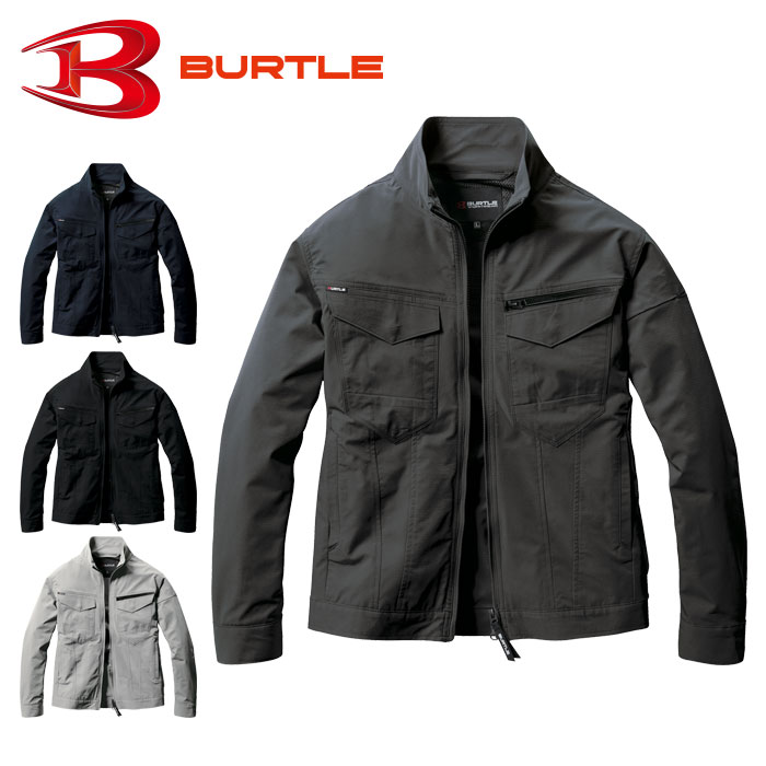 樂天商城 - 1901 ジャケット ユニセックス BURTLE バートル 春夏 作業服 作業着 【社名刺繍無料】 ワーク ユニフォーム S～5L 複合繊維ポリエステル71％・ポリエステル29％ エコ4WAYストレッチダブルウィーブ