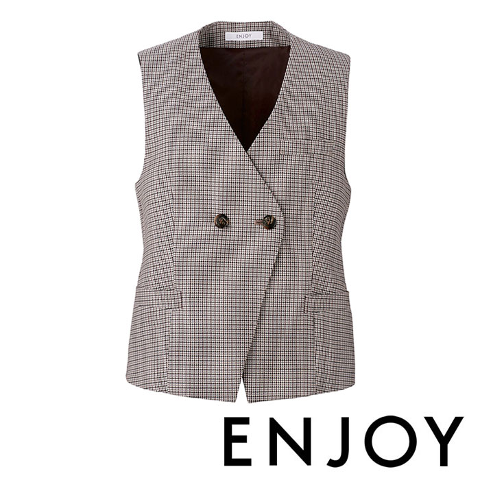 EAV794 ダブルジャケット ENJOY・カーシーカシマ・KARSEE 事務服・制服 5号〜17号 ポリエステル60%・ウール40%