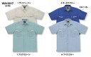 WA10017 半袖シャツ(サンエス【SUN-S】) 【社名刺繍無料】S~5L ポリエステル55%・綿45%