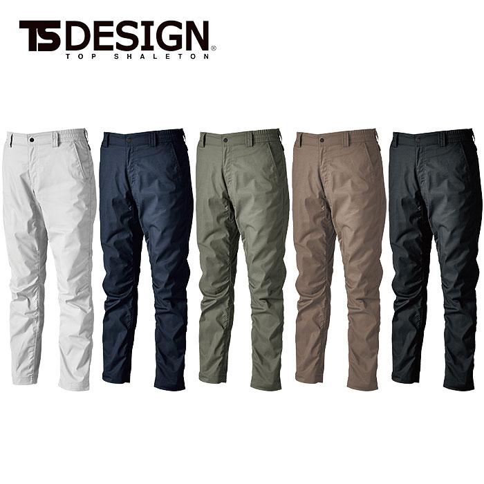 Rakuten - 5802 TCNライトクロスパンツ tsデザイン TSDESIGN 春夏 作業服 作業着 SS S M L LL 3L 4L ポリエステル50％・綿20％・ナイロン15％・複合繊維15％ tcnライトクロス