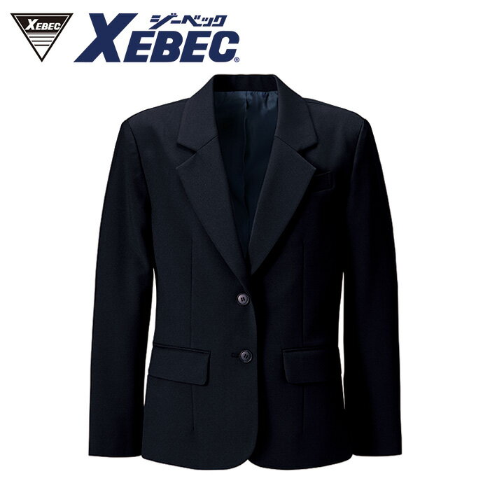 樂天商城 - 16018 レディスジャケット XEBEC ジーベック スーツ 7AR 9AR 11AR 13AR 15AR 17AR 19AR ポリエステル100％