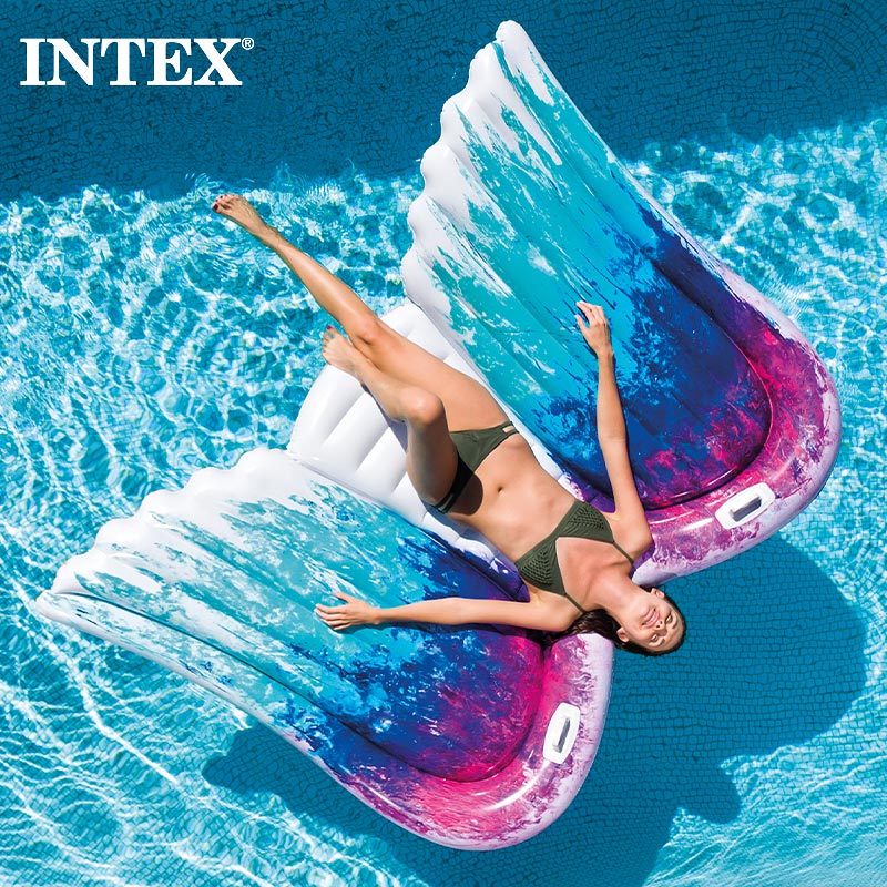 インテックス INTEX キッズ 大人用浮き輪 エンジェルウィングマット 58786 海水浴 ビーチ インスタ映え 浮き袋 羽根 フロート プール ジュニア 2021 SUMMER 子供用 こども用 男の子用 女の子用