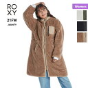 ロキシー ボアコート レディース ロキシー ROXY レディース アウタージャケット RJK214066 冬物 もこもこ ボア コート ジャケット アウター 防寒 女性用 フード付き