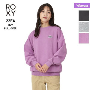 ROXY/ロキシー レディース 長袖 トレーナー RPO224026 トップス 秋冬 プルオーバー 裏起毛 女性用