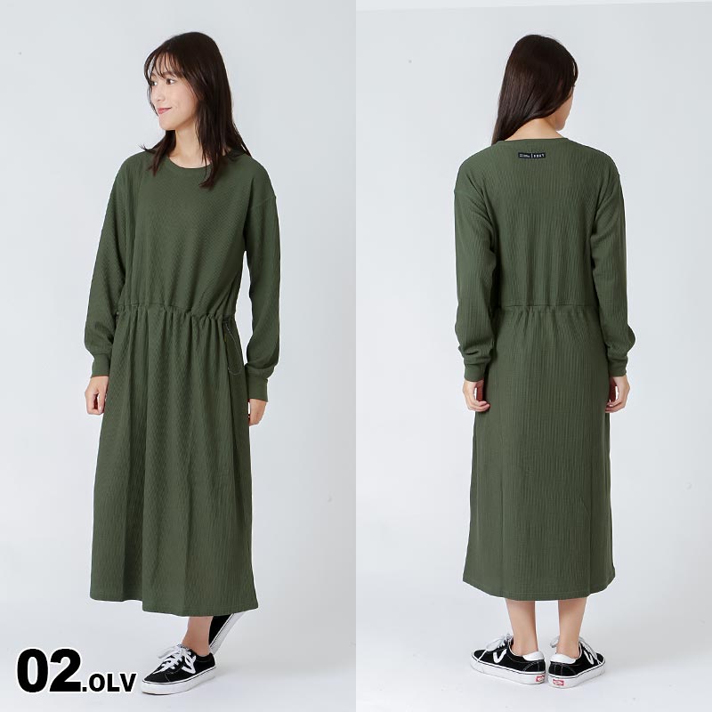 ROXY/ロキシー レディース ワッフルワンピース RDR234801 ロングワンピース 女性用