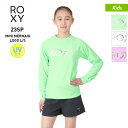 ROXY ロキシー キッズ 長袖 ラッシュガード TLY231107 ビーチ みずぎ ティーシャツ UVカット Tシャツ 水着 プール 海水浴 ジュニア 子供用 こども用 女の子用