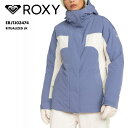 ROXY/ロキシー レディース スノージャケット RITUALIZED JK 2024-25 SNOW ERJTJ03474 スキー スノボ スノーボード チェストポケット パスポケット パウダースカート フード付き調節 ゴーグルポケット 防寒 ウインタースポーツ 女性用 【LDY】