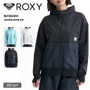 ロキシー ジップアップパーカー レディース ROXY/ロキシー レディース 長袖 ラッシュガードパーカー HUNTER RIVER ZIP 2024 SPRING RLY241811 UVガード UVカット 接触冷感 速乾 抗菌防臭機能 ブランド ロゴ フード付き 正規品 ファスナーポケット 女性用