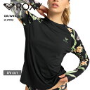 ROXY/ロキシー レディース 長袖 ラッシュガード Tシャツ LS LYCRA 2025 SPRING GLOBAL GRJWR03038 UVガード UVカット 速乾 伸縮性 水着 塩素対応 プール 海 サーフィン ブランド 女性用(4)