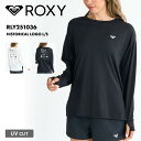 ROXY/ロキシー レディース 長袖 ラッシュガード Tシャツ HISTORICAL LOGO L/S 2025 SPRING JP RLY251036 長袖 Tシャツ ビーチ サーフィン プール 海水浴 海 無地 シンプル サムホール 女性用(4)