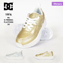 ディーシーシューズ DC SHOES レディース シューズ DW194002 スニーカー 靴 くつ 厚底 メタリック 女性用