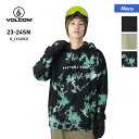 【SALE】 VOLCOM/ボルコム メンズ フリースパーカー G4152402 ジップパーカー スウェット スエット フード付き 上 ロゴ 背中ロゴ インナー...