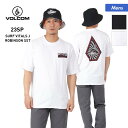 VOLCOM/ボルコム メンズ 半袖 Tシャツ AF012307 ティーシャツ ロゴ バックプリント トップス クルーネック 男性用