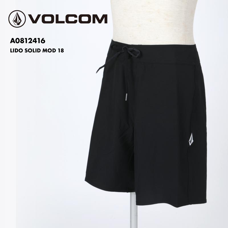 VOLCOM/ボルコム メンズ ボードショーツ LIDO SOLID MOD 18 2024 SPRING A0812416 サーフパンツ 水着 海パン 海 ビーチ プール 海水浴 シンプル ブランド 男性用