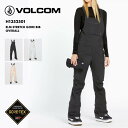 VOLCOM/ボルコム レディース GORE-TEX スノー ビブパンツ ELM STRETCH GORE BIB OVERALL 2025 SNOW H135...