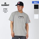 ELEMENT/エレメント メンズ 半袖 Tシャツ 鬼滅の刃 BB022-287 ティーシャツ カジュアル ロゴ プリント クルーネック トップス 男性用