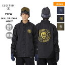 全品10％OFF券配布中 ELECTRIC エレクトリック メンズ＆レディース スノーボードウェア コーチジャケット E23J03 トップス スノボウェア スノージャケット スナップ＆ジップアップ ウエア スノーウェア スキーウェア 上 男性用 女性用