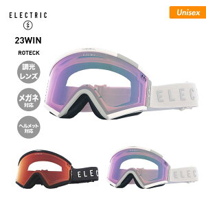 エレクトリック ELECTRIC メンズ＆レディース 平面ゴーグル 調光 ROTECK スキーゴーグル スノーゴーグル ゴーグル スノーボード 男性用 女性用