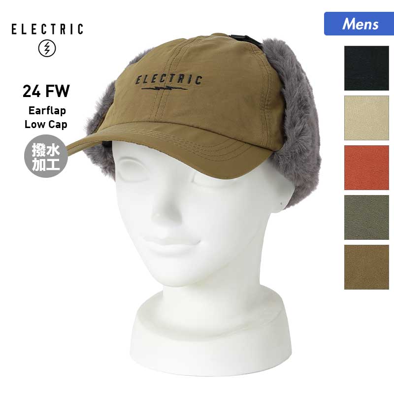 ELECTRIC/エレクトリック メンズ ボンバーキャップ E24F21 耳当て付 ボア 帽子 防寒 スキー スノーボード スノボ 男性用 ブランド