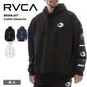 RVCA/ルーカ メンズ 撥水 パーカー ELEMENT STREAKS HD 2024 HOLIDAY BE04B-017 長袖 フード付き フーディ 長そで...