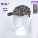 アウトレット レディース キャップ 帽子 AJ044-903 サイズ調節可 ロゴ ぼうし 女性用 ルーカ RVCA