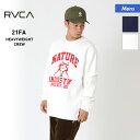 ルーカ RVCA メンズ トレーナー BB042-034 秋冬物 オーバーシルエット ビッグロゴ 長袖 男性用