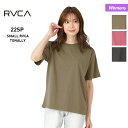 RVCA/ルーカ レディース 半袖 Tシャツ BC043-227 ティーシャツ はんそで クルーネック ロゴ 無地 女性用