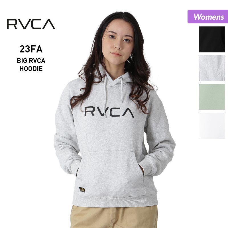 RVCA/ルーカ レディース プルオーバー パーカー BD044-157 プルパーカー スウェット スエット フード付き 上 ロゴ 女性用