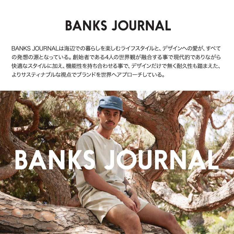 BANKS JOURNAL/バンクスジャーナル メンズ 半袖 ラッシュガード Tシャツ BOX SURF ...