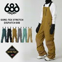 686/シックスエイトシックス メンズ GORE-TEX スノーボードウェア ビブパンツ M2W202 スノボウェア スノーウェア ゴアテックス スノーパンツ ...
