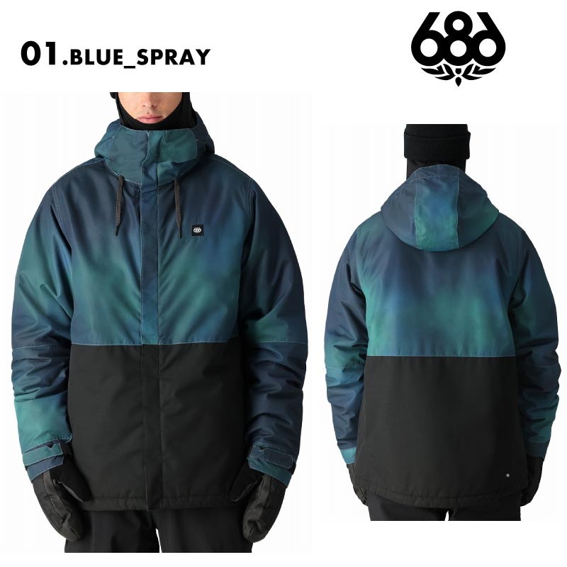 新品未使用＊686 ウィンタースポーツ用スノーボードジャケット ダークブルー 楽天市場】スノーボード ウェア 686（カラーブルー）（メンズ