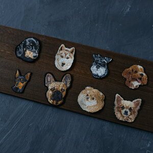 【犬種あ~い】犬 ワッペン 刺繍 わんちゃん シール アメリカンコッカ―スパニエル アーフェンピンシャー ピットブル ブルドッグ ウィペット イングリッシュコッカ―スパニエル ウェスティ