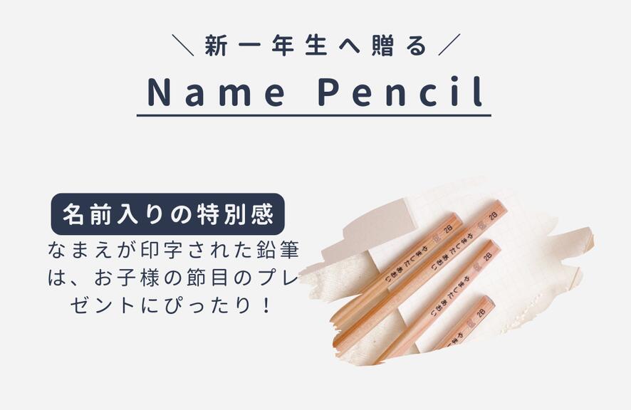 4B/2B/B/HB 名入れ鉛筆 12本入り小学校の入学祝い 記念品 プチギフト 幼稚園 保育園 学校 入学準備 おしゃれ かわいい 2