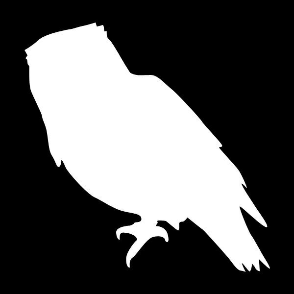 【ステッカー】シルエットステッカーでオシャレに！♪フクロウ_B【選べるカラー】 振り向くふくろう/転写ステッカー/カッティングステッカーデカール防水/ステッカー/アクリルプレート/パーテーション/装飾/デコ/窓/ガラス/車/ [メール便送料無料]