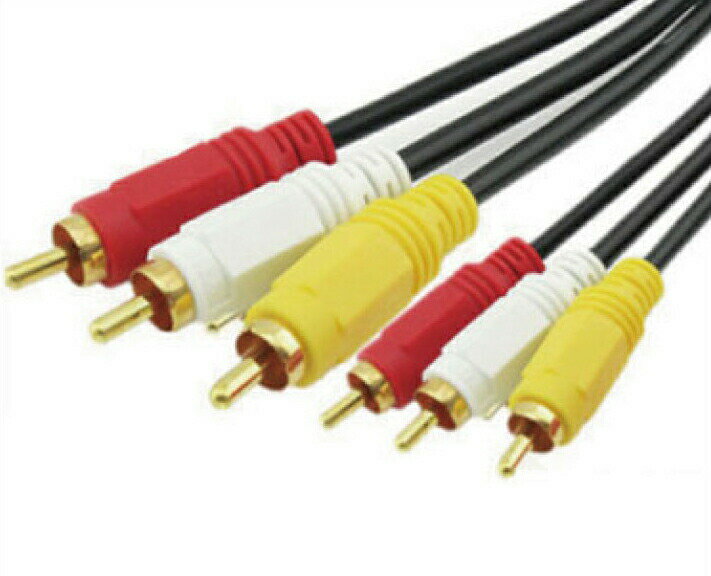 AVケーブル20m（約18m） オス-オス RCA延長ケーブル ビデオテレビ延長コード 映像・音声ケーブル アナログ定番ケーブル ピン端子用AVケーブル