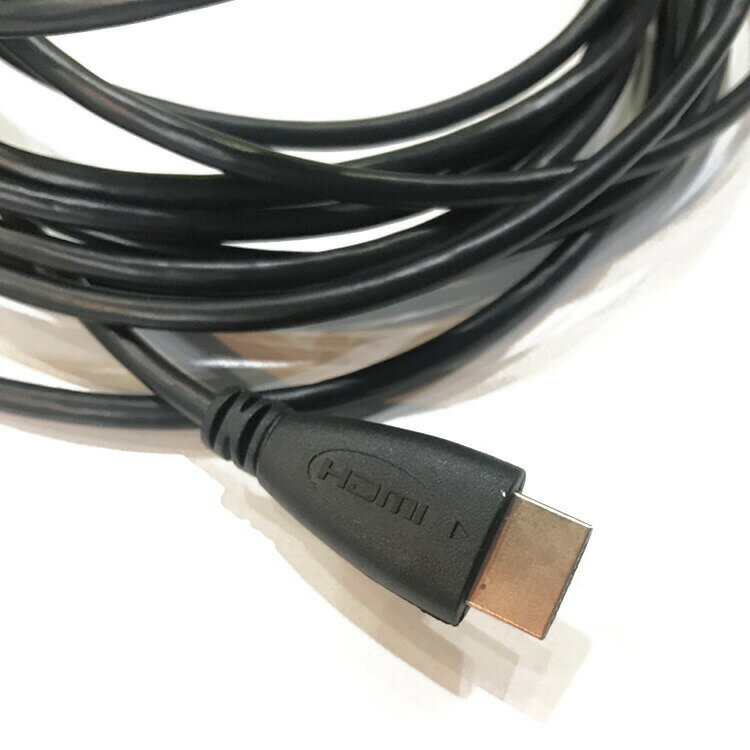3D対応 マイクロHDMIケーブル（ブラック） Dタイプ（microHDMI端子） 5m 1.4V ゴー...