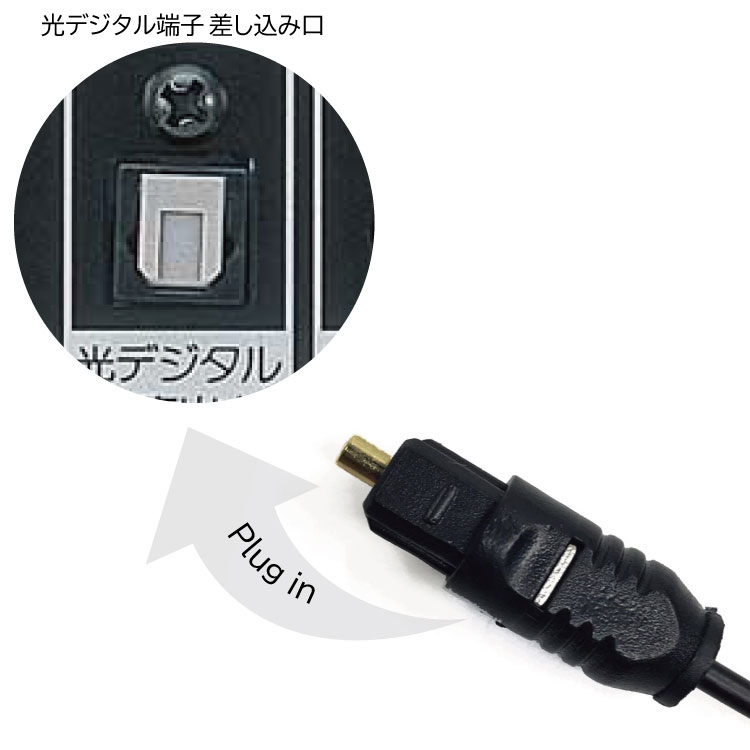 光デジタルケーブル10m 光通信機器同士をつな...の紹介画像2