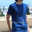 【受注生産：5〜6日後の発送】琉球藍染めオ ーガニック 綿 コットン Tシャツ