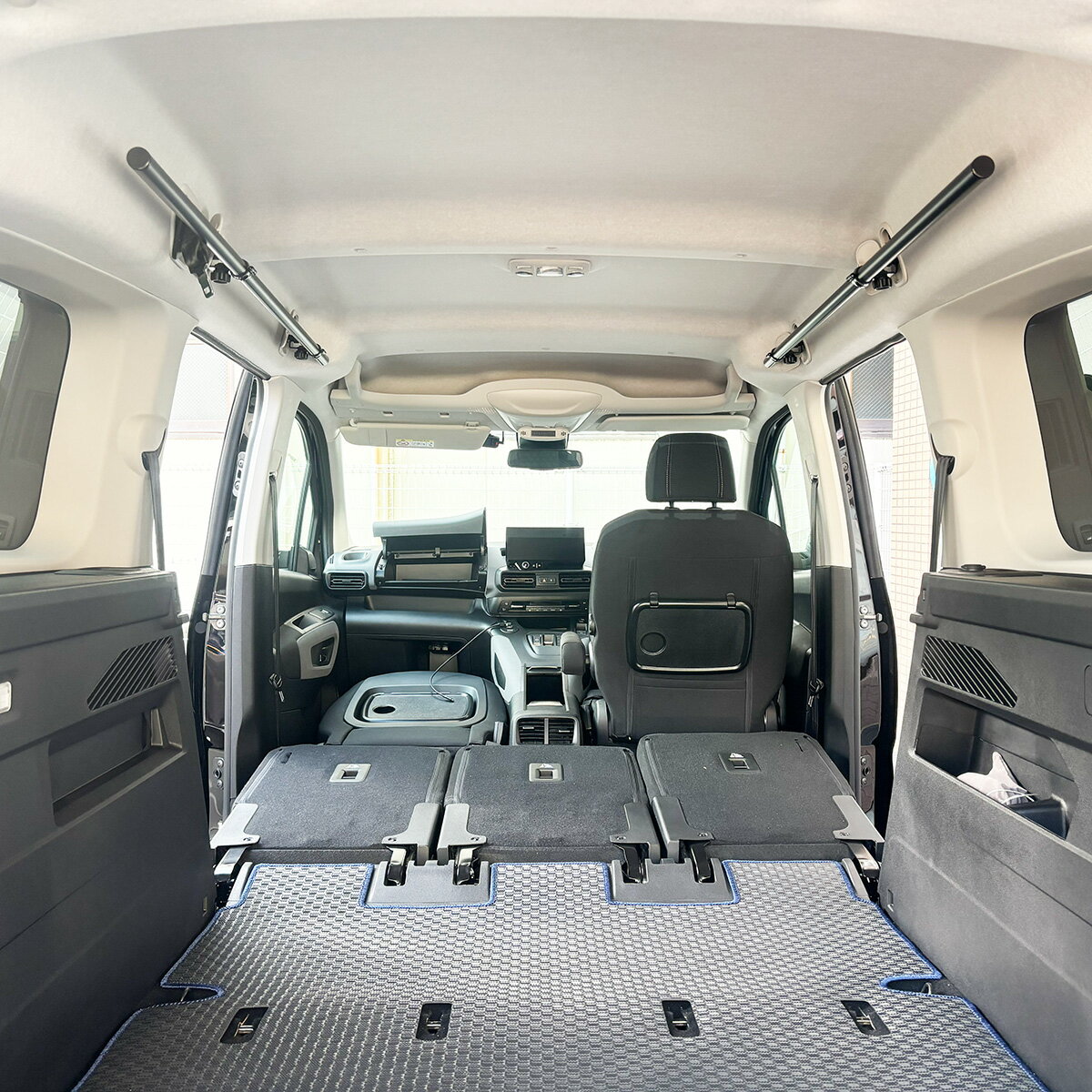 [NAMINORIKOZOU] リフター/ベルランゴ/ドブロ/コンボライフ　サイドバー左右2本セット 1400mm ロッドホ..