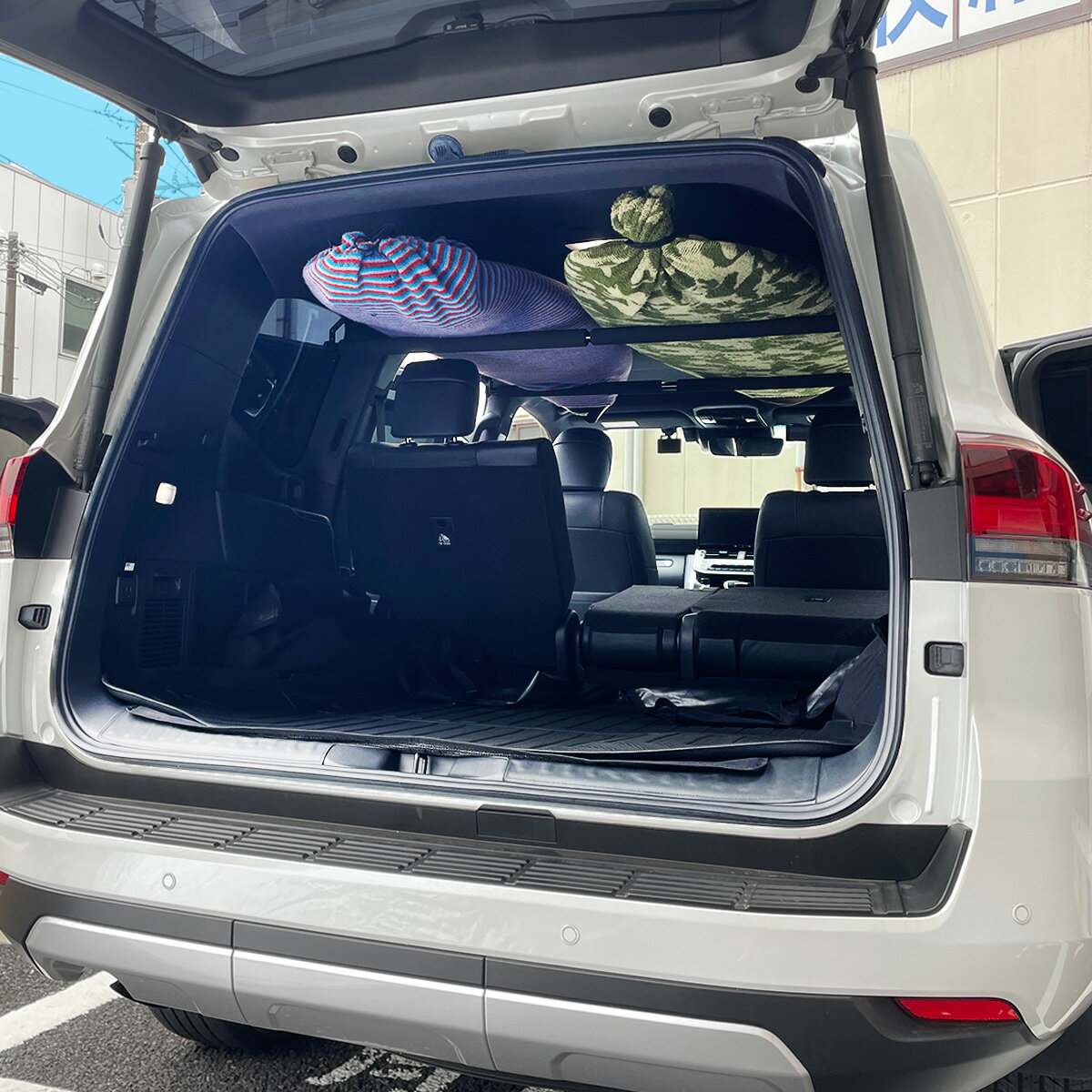 [NAMINORIKOZOU] ランドクルーザー300/250 車内キャリア 固定金具式EVO 凸スライドバー2本セット 幅広..