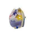 巾着 小 巾着袋 コップ袋 【ふらわー ピンク】 こども キッズ 子供用 コップ入れ 保育所 コップ 保育園 幼稚園 小学校 男の子 女の子 ポーチ 通園 通学...