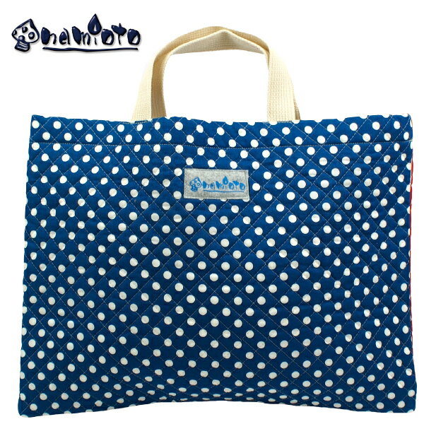 Bags, School Rucksacks - レッスンバッグ 【ネイビードット】30cm×40cm キルティング キルト 日本製 小学校 幼稚園 保育園 入園 入学 準備 女の子 男の子 手提げ袋 手提げかばん 手さげバッグ キッズ かわいい かっこいい お稽古バッグ トートバッグ 子供 シンプル おしゃれ