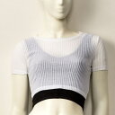 「TOPSHOP・トップショップ」SS RIB CROP TEE/トップショップ/クロップト丈Tシャツカットソー（ホワイト） トップス レディース Tシャ..