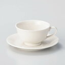 48客セット ストリーム 紅茶 碗と受皿 容量 225cc NB 陶器 セット 業務用 カフェ 喫茶店 飲食店 ホテル&レストラン シンプル 白 シック おしゃ...