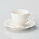 48客セット 高台 コーヒー 碗と受皿 容量 180cc NB 陶器 セット 業務用 カフェ 喫茶店 飲食店 ホテル&レストラン シンプル 白 シック おしゃれ...