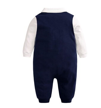 【予約販売:7-10営業日頃発送】ベビー フォーマル ロンパース 蝶ネクタイ 赤ちゃん ベビー服 新生児 カバーオール 長袖 秋物 薄手 男の子 出産祝い お食い初め お宮参り 誕生日 結婚式 パーティ 3色